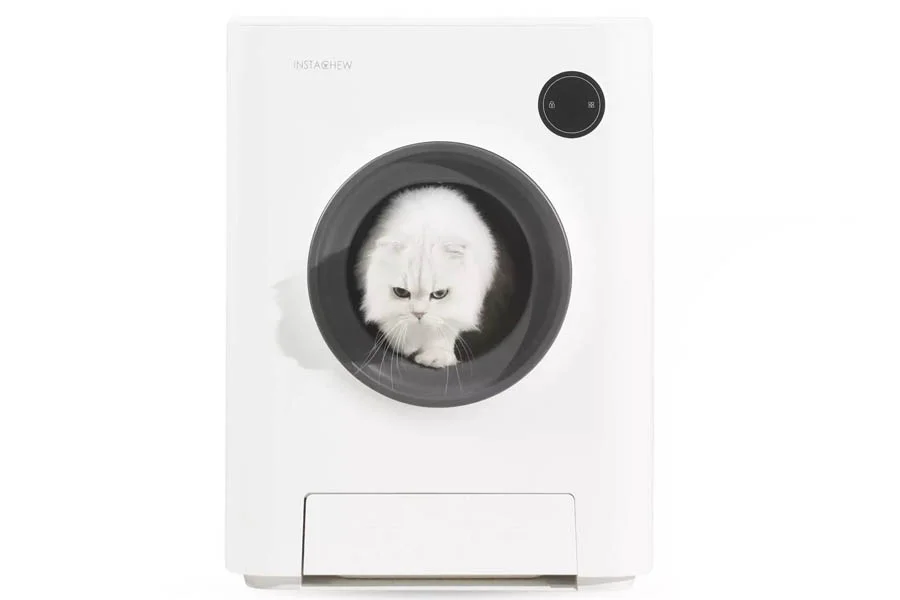 automatic scooping litter box